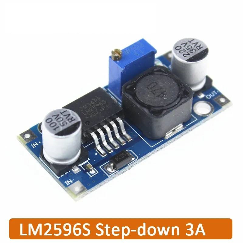 LM2596S โมดูลปรับ DC-DC Step-Down (3A) โมดูล แรงดันไฟฟ้า24V 12V 5V 3V adjustable step-down regulated power supply module