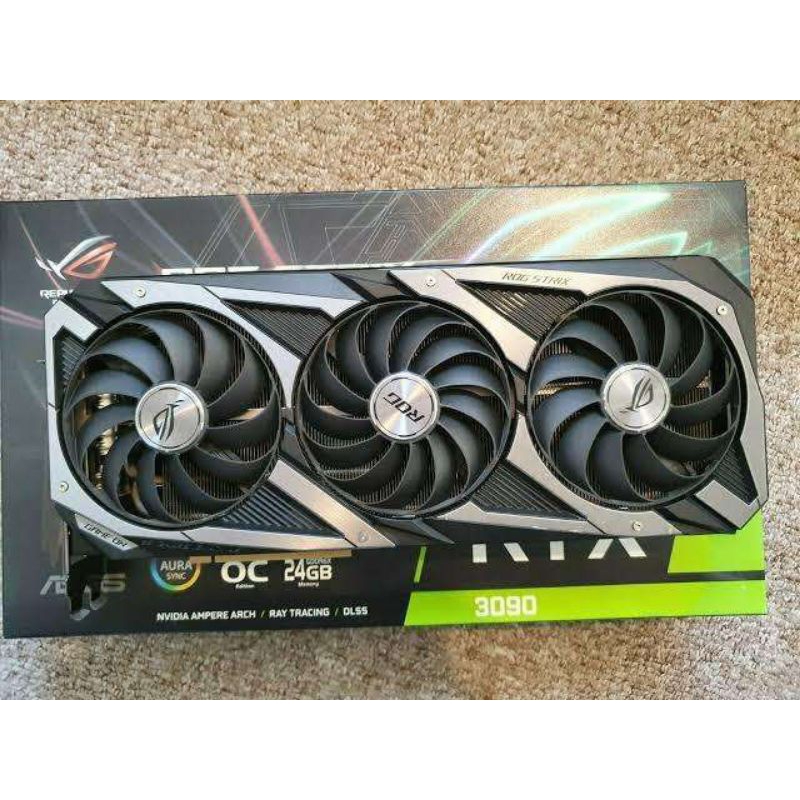 Rog Strix RTX 3090 24Gb ประกันถึง 25/09/28 ตัวoc หายากมากกกก!!
