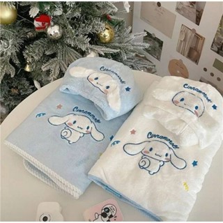**พร้อมส่ง** set ผ้าขนหนูซินนาม่อน 2 ผืน เช็ดตัว+เช็ดผม