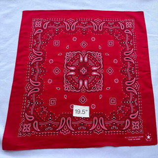 Bandana Japan ผ้าเช็ดหน้าลายลูกน้ำวินเทจ ญี่ปุ่น