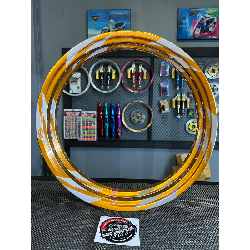 ล้อAkrontทรงเอขอบ17/1.4งานเลเซอร์(ล้อตัวแข็ง)