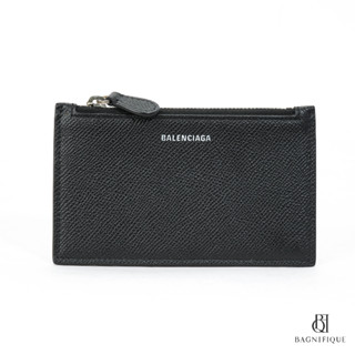 BALENCIAGA CARDHOLDER SHORT BLACK CALF SHW