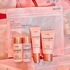 *STOP SALE 20-28 SEP* หิ้ว shop Etude House Moistfull Collagen Skin Care Kit ( 1 กล่อง 4 ชิ้น )