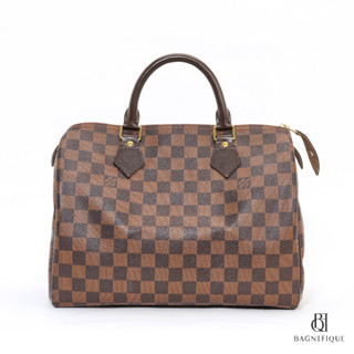 LV SPEEDY 30 BROWN DAMIER CANVAS GHW