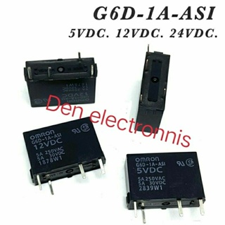 ￼รีเลย์ G6D-1A-ASI Omron 5VDC  12VDC  24VDC  ของแท้!! พร้อมจัดส่งที่ไทย