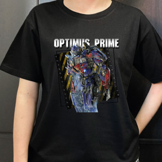 เสื้อยืด (ลาย Transformers) ผ้า Cotton 100%