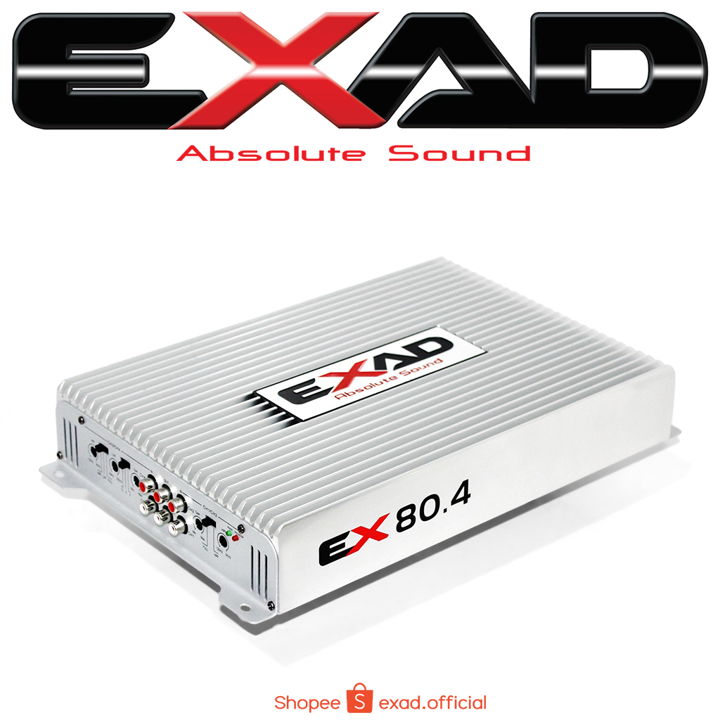 Power amplifier EXAD EX-80.4 เพาเวอร์แอมป์ (จัดส่งฟรี)