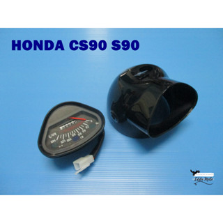 HONDA SC90 S90 SPEEDOMTER &amp; HEADLIGHT CASE “BLACK”   // เรือนไมล์ และ กระโหลกไฟหน้า สีดำ สินค้าคุณภาพดี