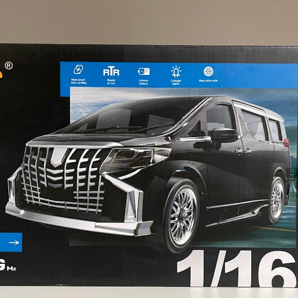 รถตู้ดริฟบังคับวิทยุ  เล่นแบบดริฟได้สนุก  อัตราส่วน 1:16  รหัส MN 68