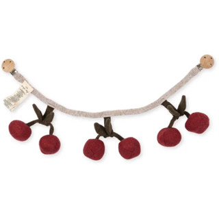 Konges Sloejd | pram chain cherry  ของเล่นผ้าผลเชอรี่สำหรับห้อยรถเข็น