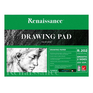 Renaissance Drawing Pad  สมุด สมุดวาดเขียน สเก็ตซ์ภาพ เรนาซองค์ 200G.