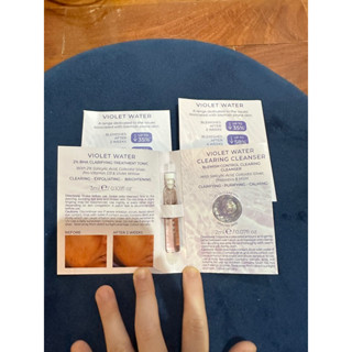 OSKIA VIOLET water tonic 3 ml and cleanser 2 ml