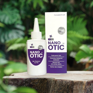 NANO OTIC นาโน โอทิค น้ำยาเช็ดหูสุนัขและแมว 120ml