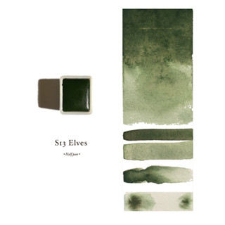 HANDMADE WATERCOLOR | S13 Elves | สีน้ำแบบก้อน อุปกรณ์ศิลปะ