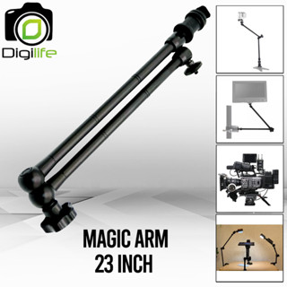 Magic Arm 23 นิ้ว แขนต่อเพิ่มอุปกรณ์เสริม สกรู 1/4 นิ้ว ใช้ได้ทั้ง กล้อง, LED, จอ Monitor, Microphone, ขา Flash ฯลฯ