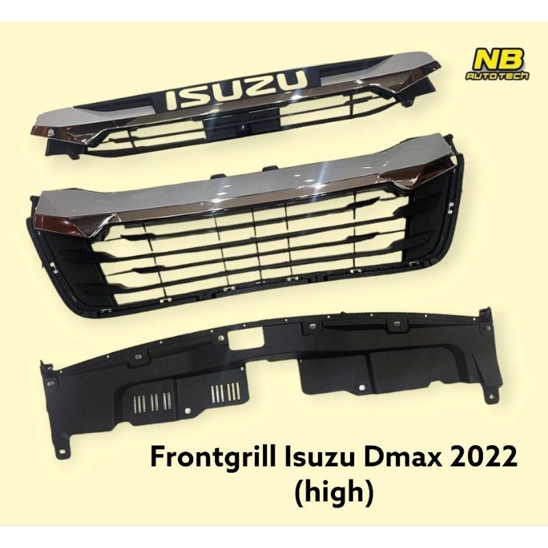 กระจังหน้า Dmax 2020 2021 2022 2023 ตัวสูง ตัวเตี้ย Front grilll Isuzu D-max Hilander