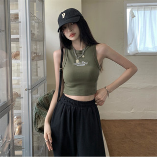 เสื้อกล้ามครอปสั้น น่ารัก