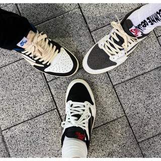 🇰🇷พรีออเดอร์ Jordan 1 X Travis Scott X Fragment Retro Low OG SP Military Blue - DM7866-140-Preorderoppa