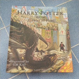 พร้อมส่ง ปกแข็ง แฮร์รี่ พอตเตอร์ ภาพประกอบสี่สีภาษาอังกฤษ HARRY POTTER  ILLUSTRATED EDITION Jim Kay THE GOBLET OF FIRE