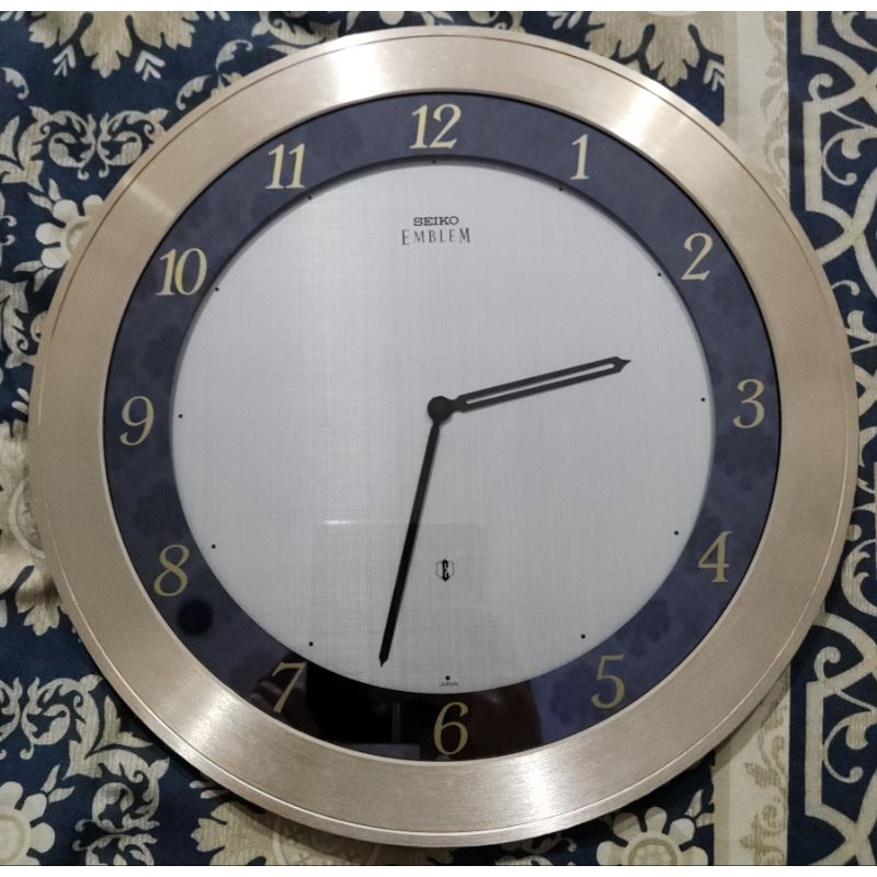 Seiko Emblem นาฬิกาแขวผนังบางที่สุดในโลก ตัวเรือนหนาเพียง 1 ซม. สินค้าระดับพลีเมี่ยมจากญี่ปุ่น