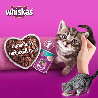 Whiskas วิสกัส ชนิดเม็ด 7kg สูตรแมวโต (1 ปีขึ้นไป) ที่มาพร้อมสารอาหารครบถ้วน ให้เจ้าเหมียวเคี้ยว เม็ดกรุบกรอบแสนอร่อย
