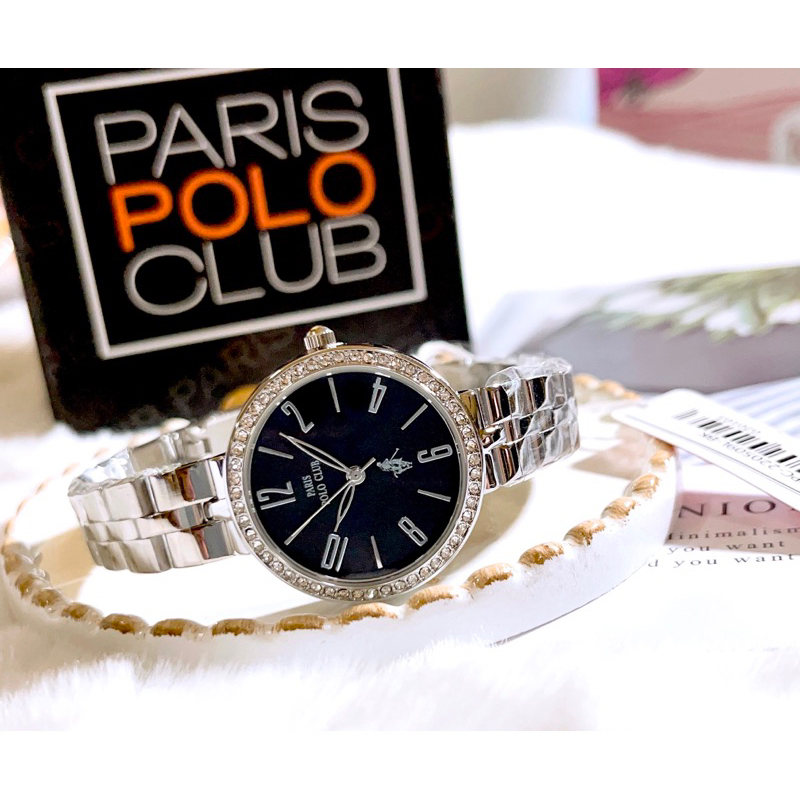 PARIS POLO CLUB รุ่น PPC-220509L-BKนาฬิกาข้อมือสำหรับผู้หญิง