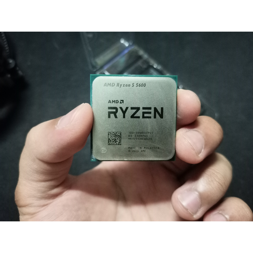 **ส่งฟรี**CPU AMD RYZEN 5 5600 มือสอง สินค้ามีแต่ตัว สภาพดี แถมพัดลม + ซิลิโคน TF7 ให้ตามภาพ ประกันใจ 7 วัน