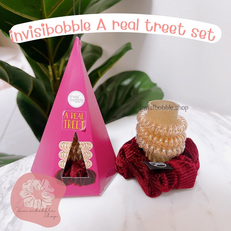 (ของแท้/พร้อมส่ง) Invisibobble a real treet set รุ่นใหม่ล่าสุด 🔥🔥