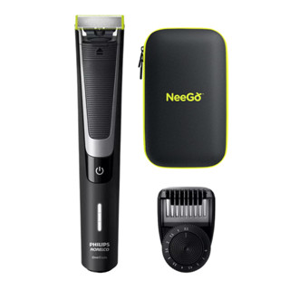 Philips : PILQP6510NEEGO* เครื่องโกนหนวดพร้อมกล่องเก็บ Norelco Oneblade w NeeGo Case