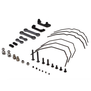 TLR Sway Bar Kit, Front And Rear: 22-4 TLR334006