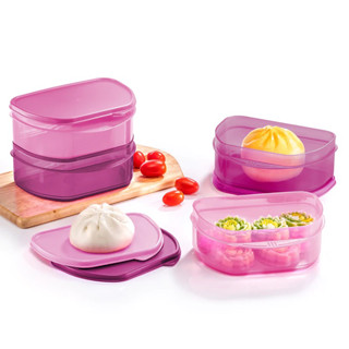 กล่องอาหาร Tupperware รุ่น Stack Em All  650ml (1ใบ)สุ่มสี