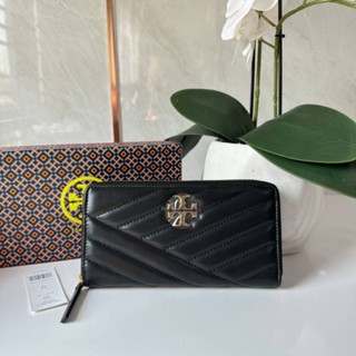 TORY BURCH KIRA CHEVRON ZIP CONTINENTAL WALLET