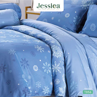 Jessica Tencel T856 ชุดเครื่องนอน ผ้าปูที่นอน ผ้าห่มนวม เจสสิก้า พิมพ์ลวดลายโดดเด่น ให้สัมผัสที่นุ่มลื่นดุจแพรไหม