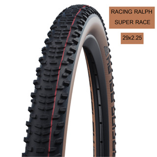 SCHWALBE ยางนอก MTB รุ่น RACING RALPH (2021), SUPER RACE, 29x2.25, สีขอบแก้ว