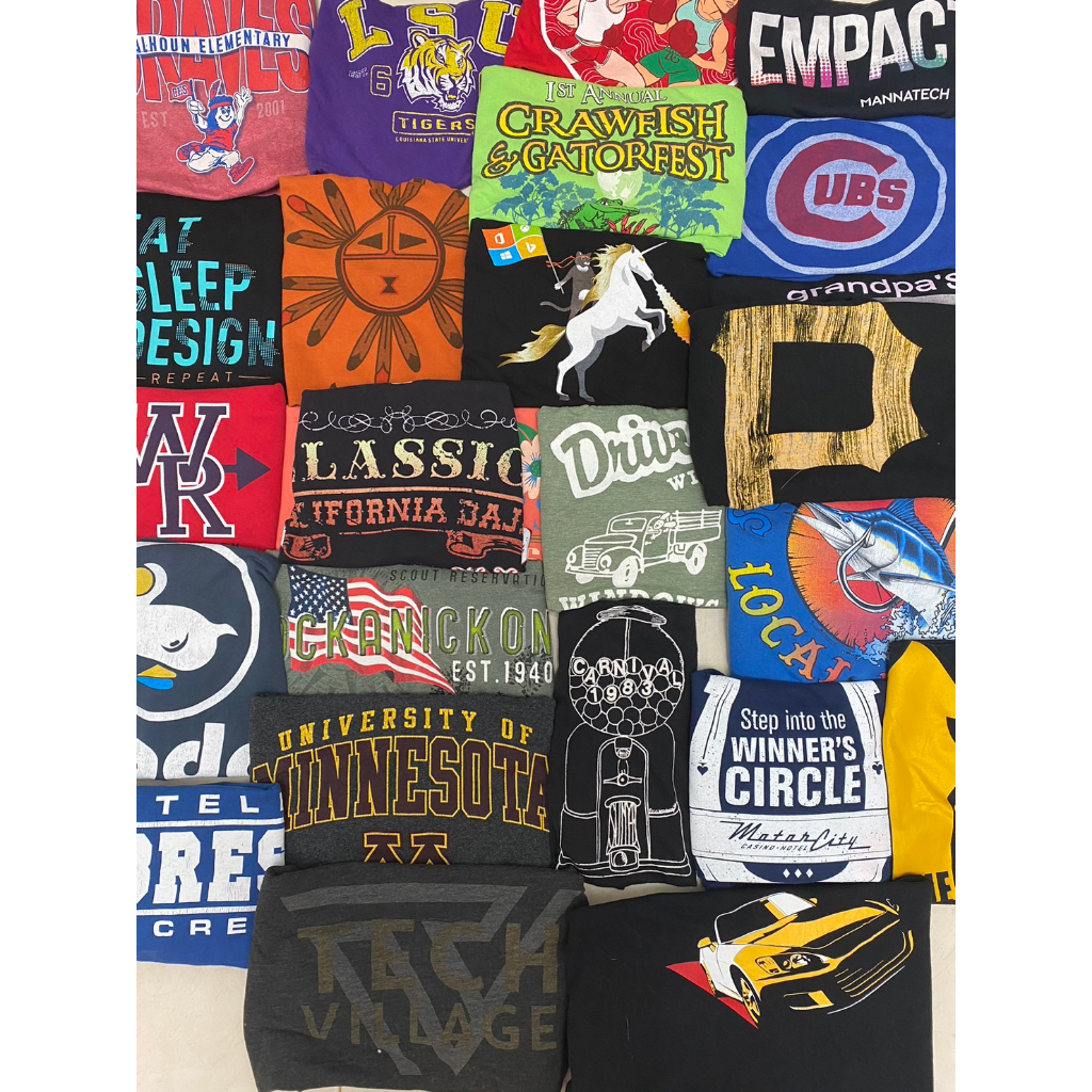 EP.1 เสื้อยืดมือสอง USA ราคาถูก เสื้อมือ2 เสื้อยืดนำเข้า ผ้ากระสอบ ล๊อตใหม่  Update 12/06/2023