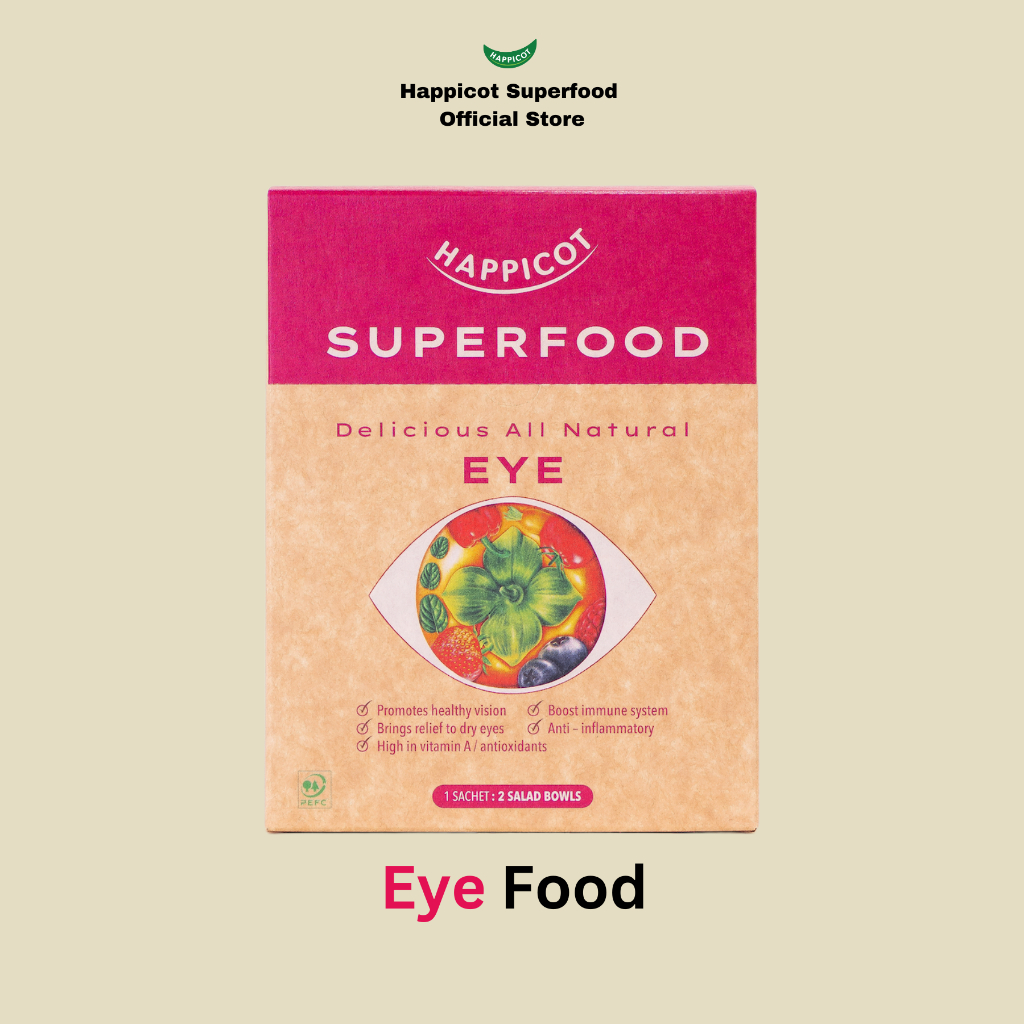 Happicot Superfood EYE สลัดผักและผลไม้พกพา ผักผงดูแลสุขภาพร่างกาย