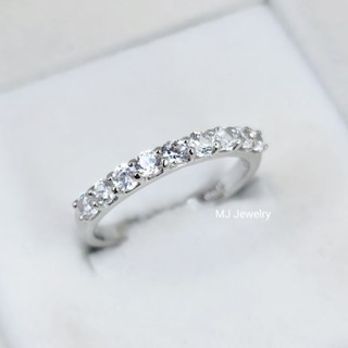 แหวนเพทาย zircon 2.5 มิล รับประกันพลอยแท้ แหวนเงินแท้ 92.5%  จิวเวลรี่จากจันทบุรี