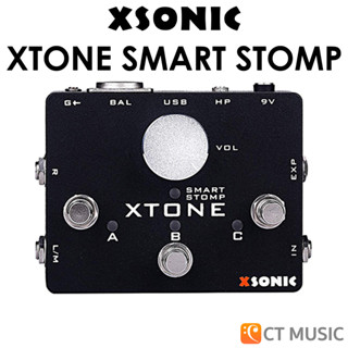 XSONIC XTONE Smart Stomp Audio Interface สำหรับ Mac, PC, iOS และ Android ความละเอียดระดับสูงสุด 24  bit 192 kHz