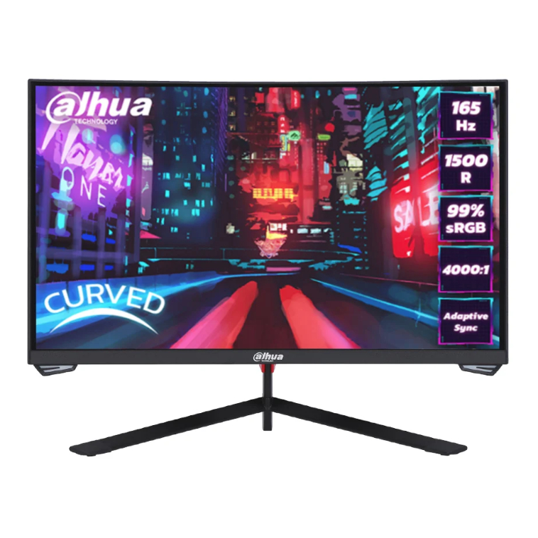 MONITOR (จอมอนิเตอร์) DAHUA LM24-E230C - 23.6" VA FHD 165Hz CURVED