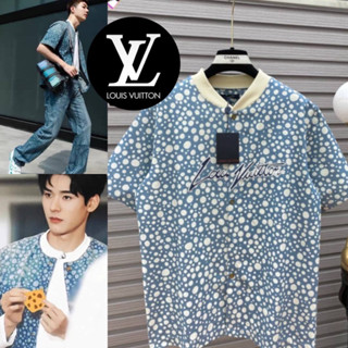 เสื้อแขนสั้นกระดุมหน้า Louis Vuitton 💙 Hiend 1:1