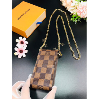 LV Cigarette Case Damier แท้ 100% มือ2  ปี 2004 ( CT0094 )