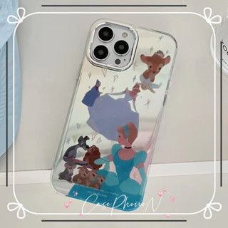 เคสไอโฟน iphone 11 14 Pro Max การ์ตูน เจ้าหญิง แบบกระจก ชุบเงิน ป้องกันการตก เคส iphone 12 13 Pro Case for iPhone