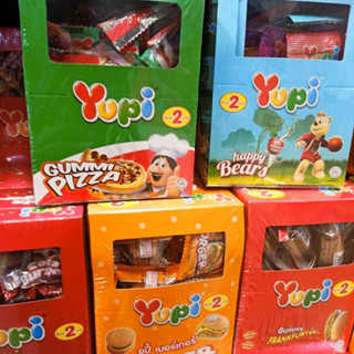 Yupi เยลลี่ยูปี้ กัมมี่ผลไม้ครบแบบ กล่องใหญ่ 24 ชิ้น มีหลายแบบให้เลือก