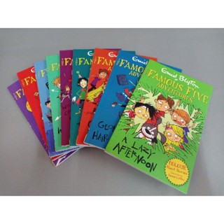 (New)The Famous five Stories collection : 9 books Boxset by Enid Blyton