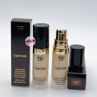 TOM FORD BEAUTY Traceless Soft Matte Foundation 4 ml  สี 0.3 Ivory Silk