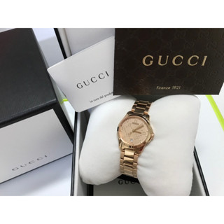 นาฬิกา Gucci G timeless ของแท้ 100% ตัดสายข้อมือมาจาก shop ที่ Gucci อุปกรณ์ครบสามารถไปปรับเปลี่ยนตามขนาดของผู้ซื้อ