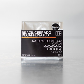 Option Coffee เมล็ด Brazil Cerrado Decaffeinated คั่วกลาง เหมาะสำหรับ Espresso