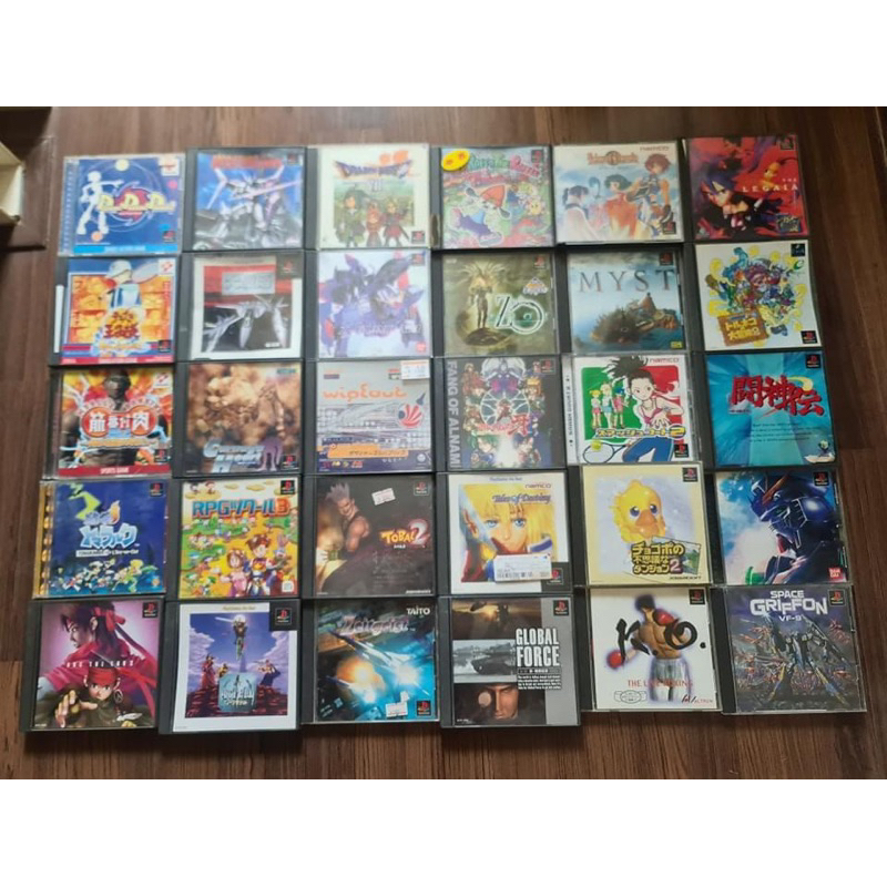 แผ่นเกมส์ ps1 แผ่นเครื่อง playstation 1 เป็นแผ่น master ของแท้