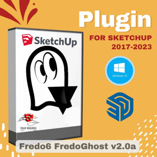 [E78] Fredo6 FredoGhost v2.0a ( ปลั๊กอินแทนที่ออบเจกต์ชั่วคราว ) for Sketchup 2017-2023