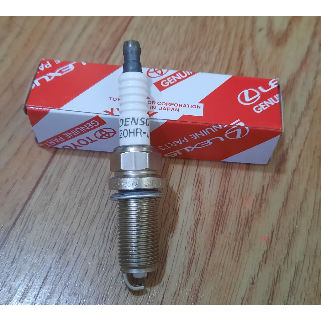 หัวเทียน K20HR-U11 (90919-T1004) for Toyota Fortuner, Vigo 2.7 VVti, Commuter 2.7vvti, Innova, 1หัว